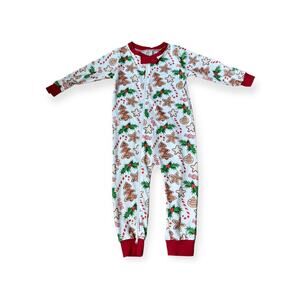 Smocking Dog Bum Flap Holiday Pajamas